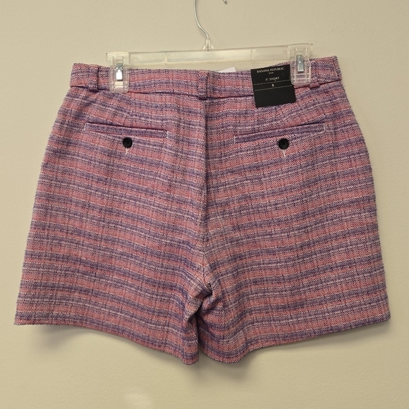 Banana Republic tweed tailored shorts Red White and Blue 8 - Picture 5 of 12